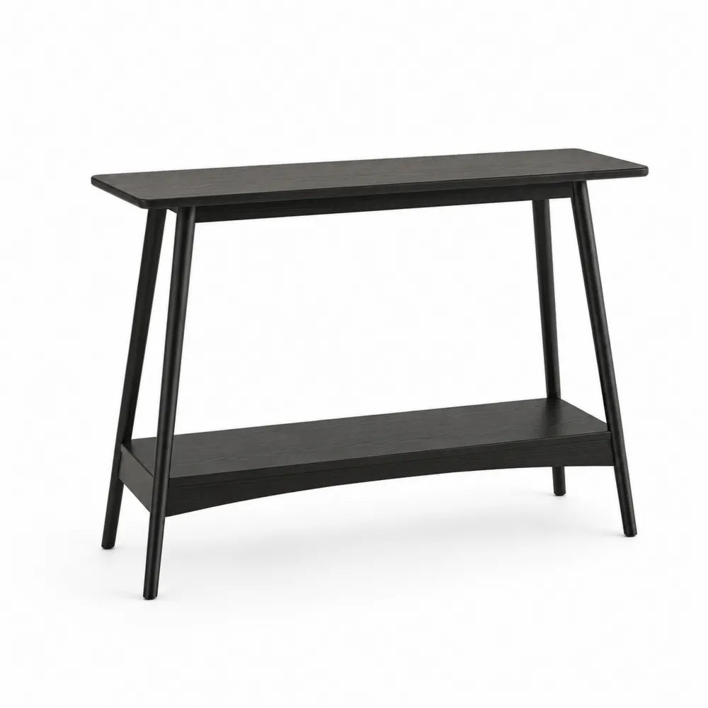 Konsolentisch Schwarz Holz 120x30x75cm