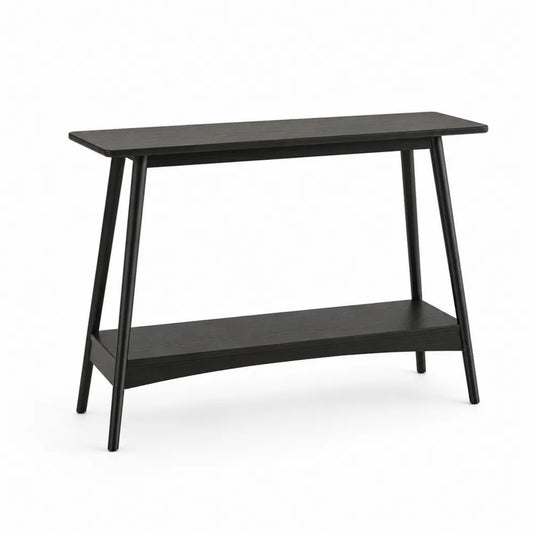 Konsolentisch Schwarz Holz 120x30x75cm