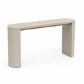 Konsolentisch Beige Rechteckig Lackiertes Holz 120x30x75 cm